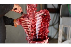 Field to Plate - Removing a Bone- In Rib Roast 