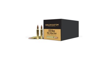 NoslerCustom 223 Remington 55gr FBHP Ammunition