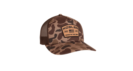 Nosler Duck Camo Trucker Hat with Patch
