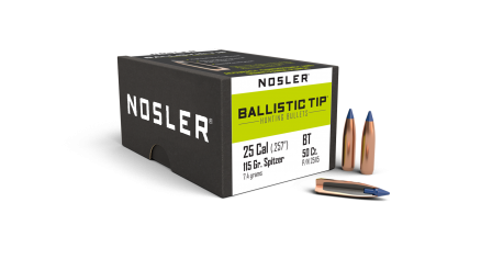 25 Caliber 115gr Ballistic Tip Hunting (50ct)