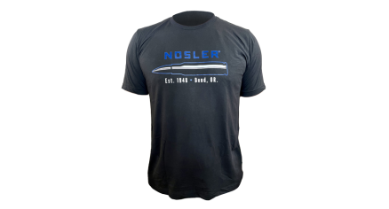 Nosler Black & Royal Blue Bullet Shirt