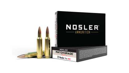 22 Nosler 77gr Custom Competition Match Grade Ammunition