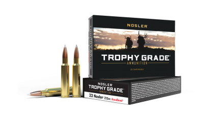 33 Nosler 225gr AccuBond Trophy Grade Ammunition