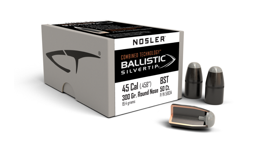 45-70 Govt. 300gr Cann .458 Ballistic Silvertip (50ct)