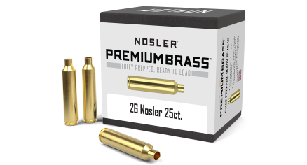 26 Nosler Premium Brass (25ct)