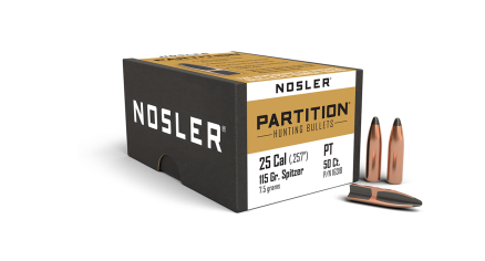 25 Caliber 115gr Partition (50ct)