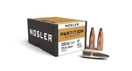 338 Caliber 225gr Partition (50ct)
