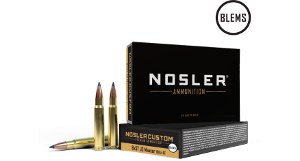 8x57 JS Mauser 180gr Ballistic Tip NoslerCustom Ammunition(20ct) (BLEM)