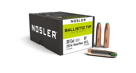 30 Caliber 220gr RN Ballistic Tip Hunting (50ct)