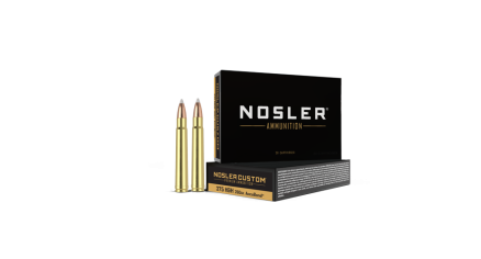 375 H&H Mag 260gr AccuBond NoslerCustom Ammunition