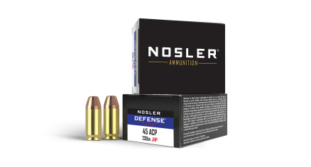 45 ACP +P 230 Grain JHP Bonded Performance DEFENSE Ammunition