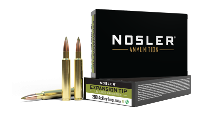 280 Ackley Improved 140gr Expansion Tip Ammunition