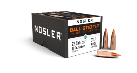22 Caliber 50gr Ballistic Tip Lead Free (100ct)