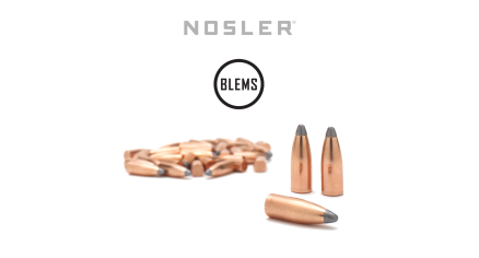 22 Caliber 55gr SPFB Nosler S.H.O.T.S. (100ct) (BLEM)