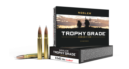 9.3x62 Mauser 250gr AccuBond Trophy Grade Ammunition