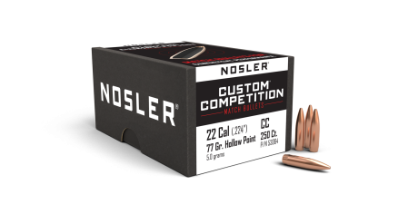 22 Caliber 77gr HPBT Custom Competition (250ct)