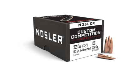 22 Caliber 80gr HPBT Custom Competition (250ct)