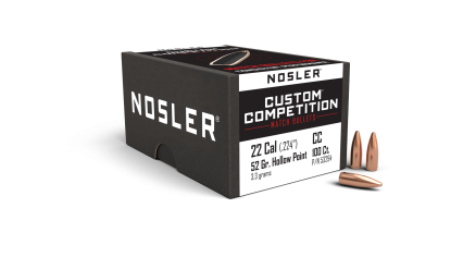 22 Caliber 52gr Custom Competition HPBT (100ct)