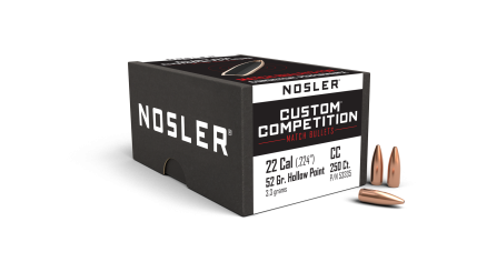 22 Caliber 52gr HPBT Custom Competition (250ct)