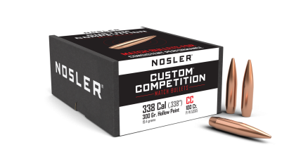 338 Caliber 300gr HPBT Custom Competition (100ct)