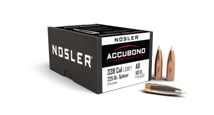 338 Caliber 225gr AccuBond (50ct)