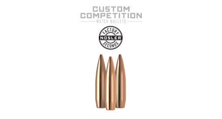 338 Caliber 250gr HPBT Custom Competition (Factory Seconds) | 100 Count