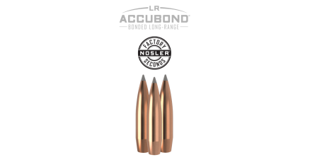 338 Caliber 265gr AccuBond Long Range (Factory Seconds) | 100 Count