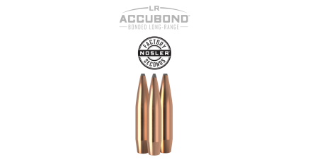 338 Caliber 300gr AccuBond Long Range (Factory Seconds) | 100 Count