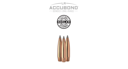 6.5mm 129gr AccuBond Long Range (Factory Seconds) | 100 Count