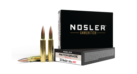33 Nosler 300gr Custom Competition Match Grade Ammunition