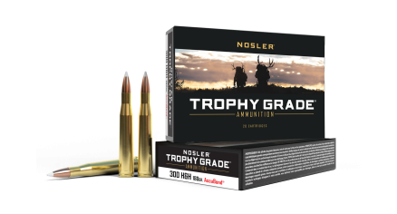 300 H&H Mag 180gr AccuBond Trophy Grade Ammunition