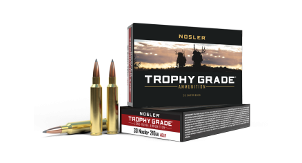 30 Nosler 210gr AccuBond Trophy Grade Long Range Ammunition