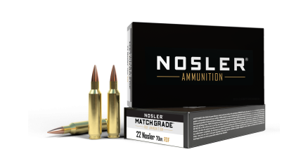 22 Nosler 70gr RDF Match Grade Ammunition