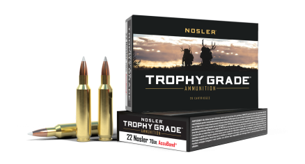 22 Nosler 70gr AccuBond Trophy Grade Ammunition