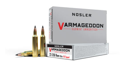 22-250 Remington 55gr Varmageddon FB Tipped Ammunition
