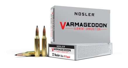 22 Nosler 53gr FB Tipped Varmageddon Ammunition