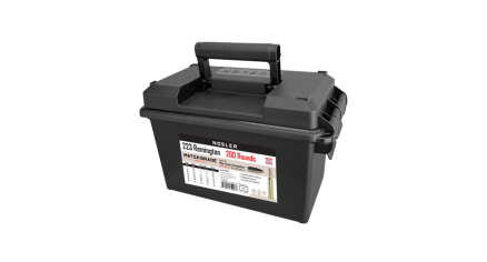 223 Rem 69gr Custom Competition HPBT Match Grade + Free Ammunition Can (200ct)