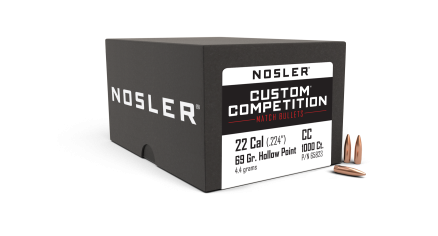 22 Caliber 69gr HPBT Custom Competition (1000ct)