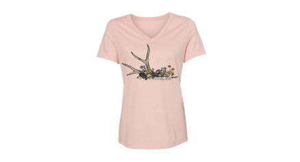 Heather Peach Women's Antler Tee