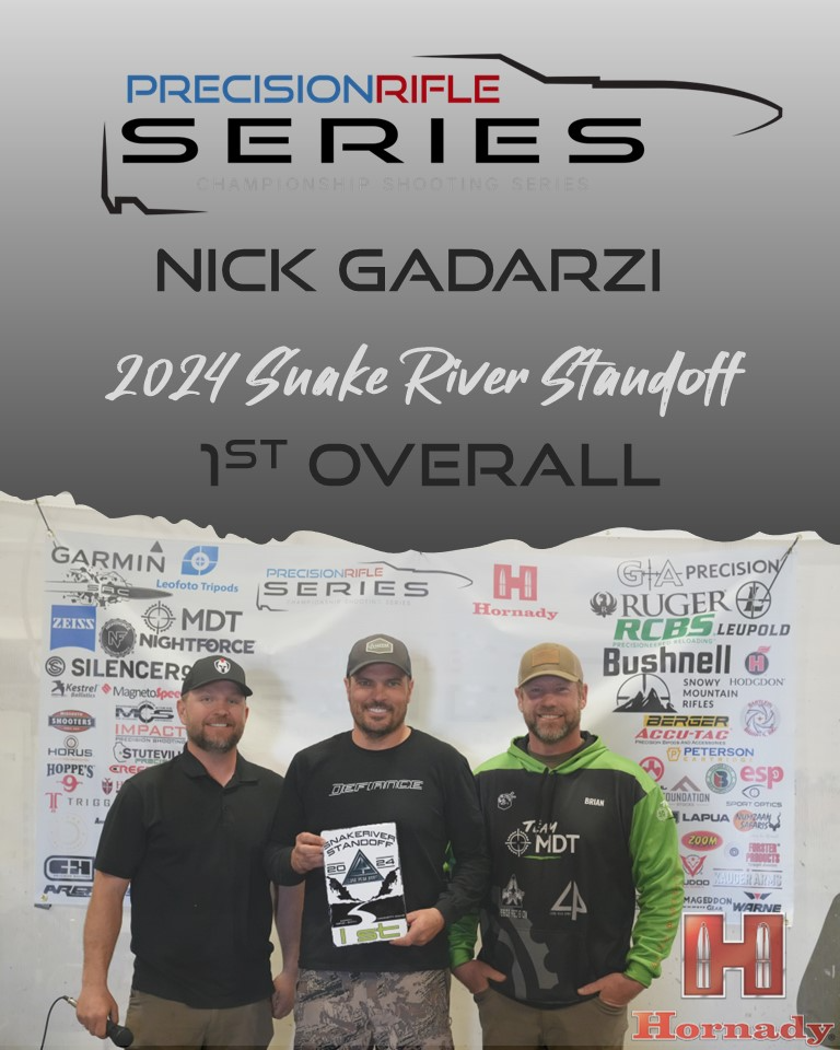 Nosler® Sponsored Shooter Nick Gadarzi Dominates at the 2024 Snake River Standoff