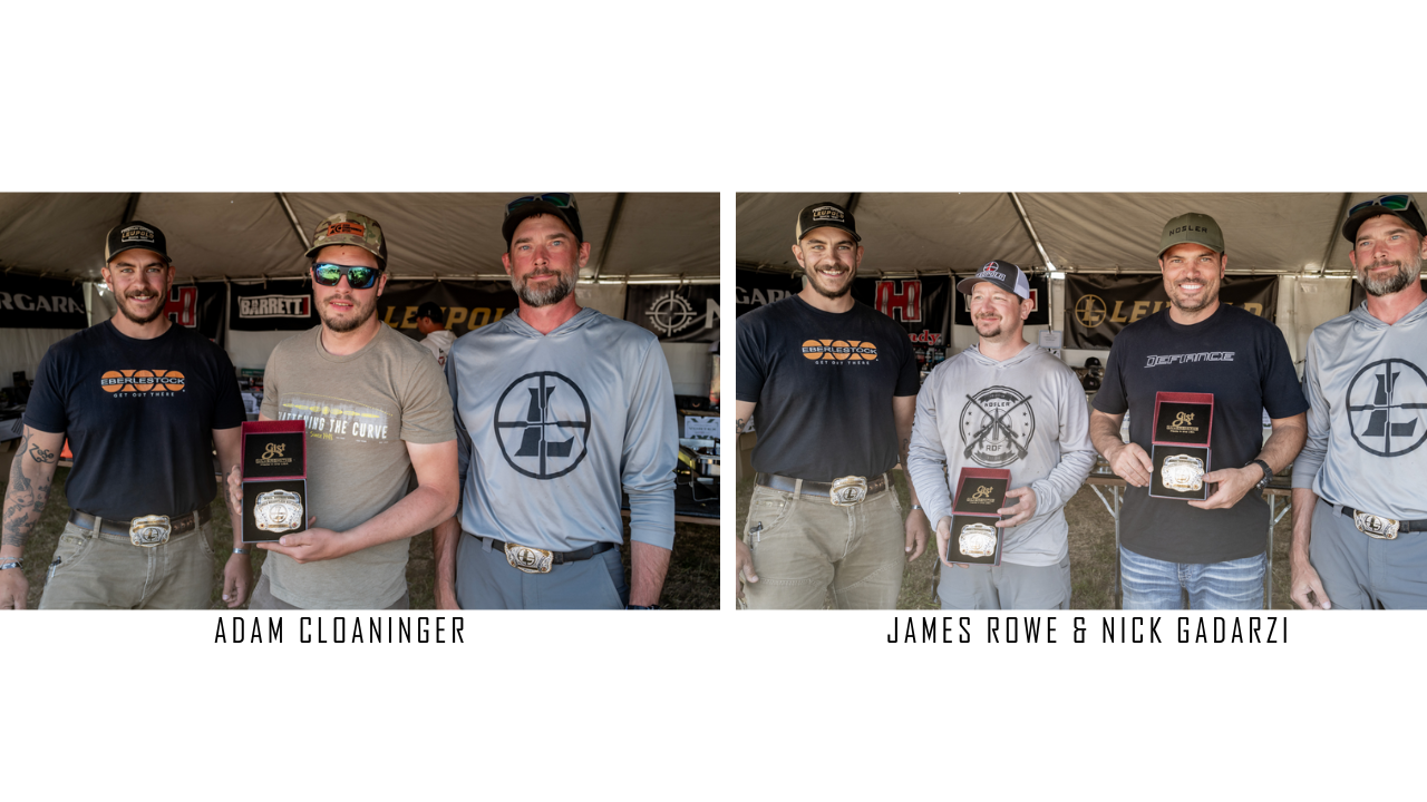 Nosler Sponsored Shooters James Rowe, Nick Gadarzi, and Adam Cloaninger Dominate 2024 Leupold Relentless Rifleman NRL Hunter Match
