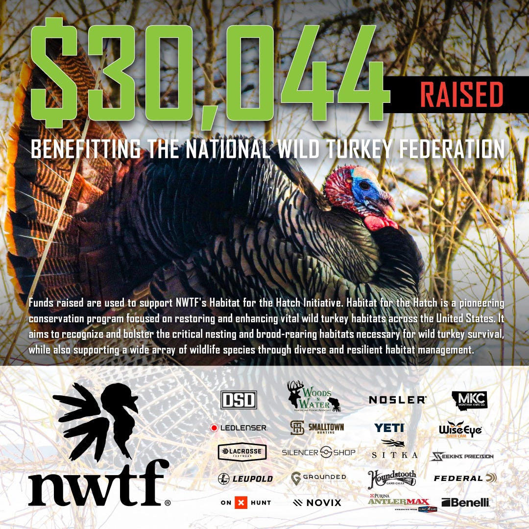 Nosler Raises Over $30,000 in Support of NWTF